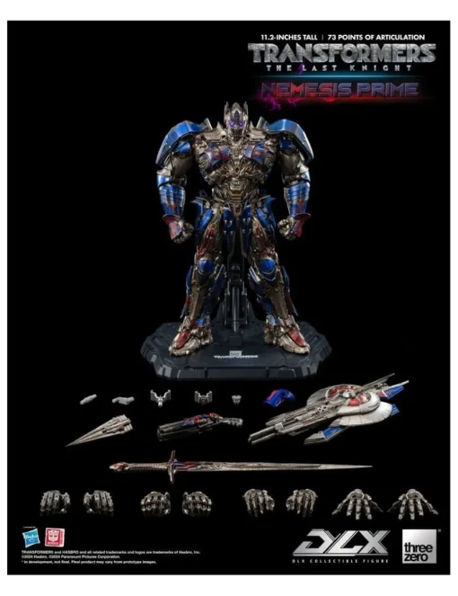 Threezero Transformers The Last Knight DLX Scale Collectible Figure Series Nemesis Prime